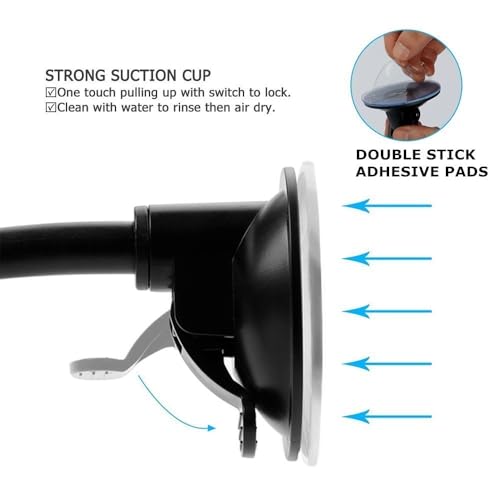 Pop Up Adhesive Dots Double Sided Mounting Tabs Round Sicky Pads Foam Tape Sticky Suction Tab Perfect for Dashboard Toys, Windshield, GPS, Tiles, Walls - size: 3.81 In Diameter