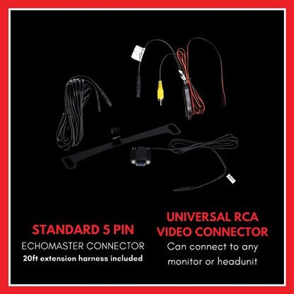 EchoMaster Universal HD Front or Rear Backup Night Vision Camera