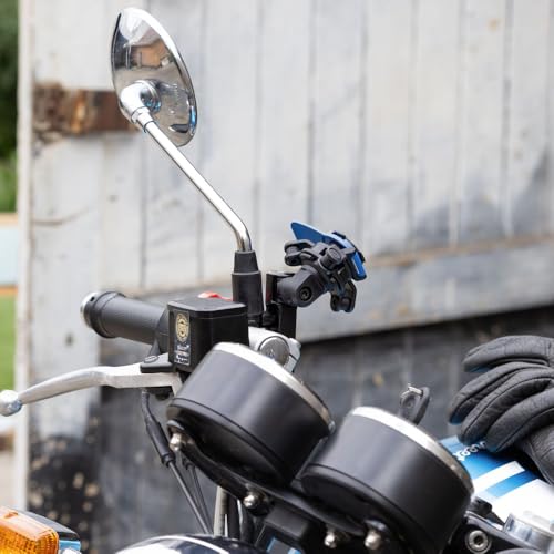 Quad Lock Brake Clutch Motorcycle Phone Mount Kit with Vibration Dampener and MAG Universal Adaptor - size: Brake Clutch Mount