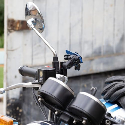 Quad Lock Brake Clutch Motorcycle Phone Mount Kit with Vibration Dampener and MAG Universal Adaptor - size: Brake Clutch Mount