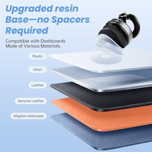 2026 Upgraded Vacuum Magnetic Car Phone Holder Mount [85 LBS Strongest Suction] 360° Adjustable Magnetic Phone Holder, Foldable Car Mount for All cellphones