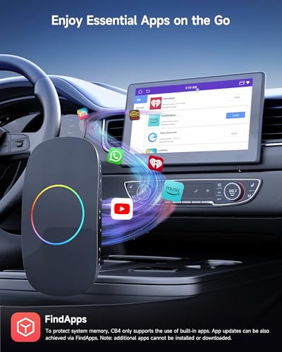 Wireless CarPlay Adapter, Magic AI Box with HDMI Output - color: Slate Gray
