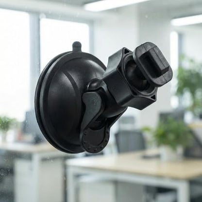 Universal Car Dash Cam Mount - Vacuum Suction Cup Holder with 4 Interchangeable Heads for GPS Navigation and Dashboard Recorder(Buckle w/o CardPos) - style: Buckle w/o CardPos