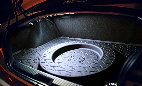 iJDMTOY Super Bright Xenon White Full LED Trunk Cargo Area Light Assembly w/Switch Compatible With Subaru Impreza WRX XV Crosstrek Ascent, Powered by 18-SMD LED Diodes