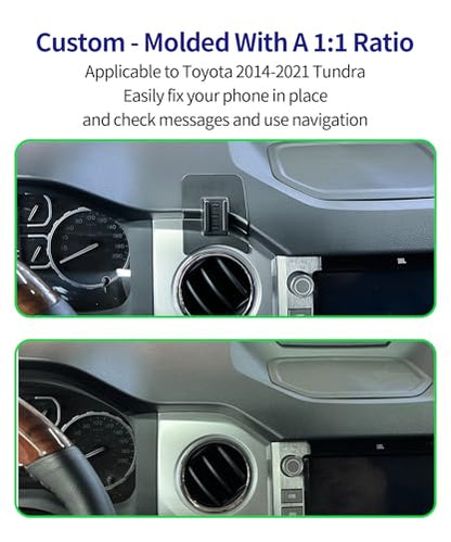 Auto Clamp Clip Car Phone Holder for Toyota Tundra 2014-2021 Accessories - size: For 2014-2021 Tundra