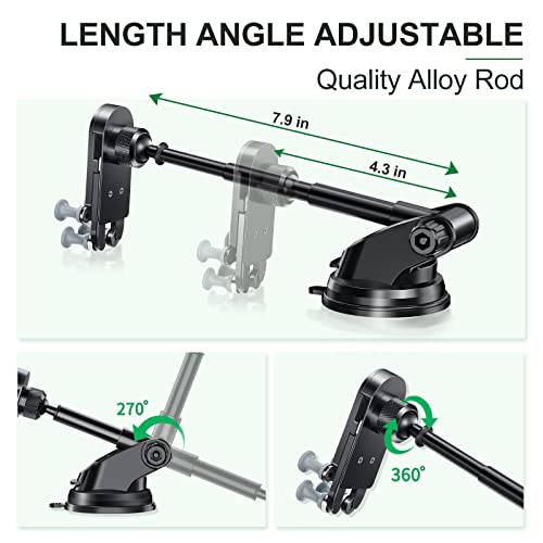 Z Fold 7 Car Mount Accessories, Gravity Linkage, Suction Cup - color: Black-D
