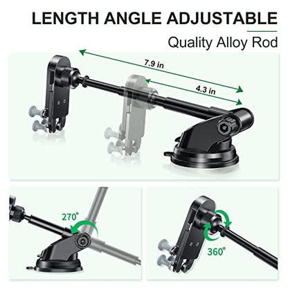 Z Fold 7 Car Mount Accessories, Gravity Linkage, Suction Cup - color: Black-D