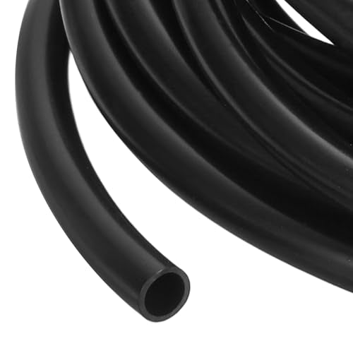 MECCANIXITY 10m PVC Cable Sleeve Tubing, 4mm PVC Tube Black Cord Organizer Wire Shielding Sheathing Wrap - size: 10m x 4mm