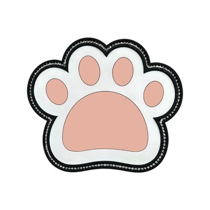 Bling Bear Claw Car Dashboard Non Slip Mat, Rhinestone Car Dashboard Grip Pad, Vehicle Strong Sticky Pads for Cell Phone, Sunglass, Key, Glass, Electronic Devices (Pink) - color: Pink