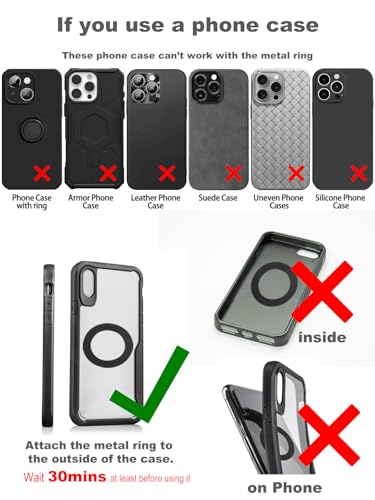 snanlen Upgraded 360° Nano Gel Vacuum Magnetic Phone Holder, 108+LBS Heavy Duty Suction Cup Phone Mount for Car Dashboard & Windshield, 3000gf MagSafe Compatible with iPhone 17/16 Pro Max White - color: White