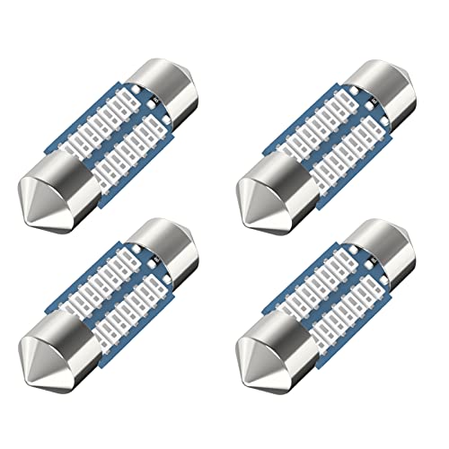 Serundo Auto DE3175 DE3022 DE3021 Led Bulb 31mm 1.22in Led Festoon Bulb 4pc - color: Red, size: 31mm DE3175 4PCS