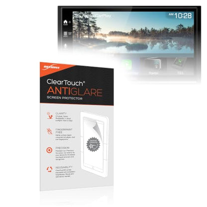 BoxWave Screen Protector Compatible with Kenwood DMX8709S - ClearTouch Anti-Glare (2-Pack), Anti-Fingerprint Matte Film Skin