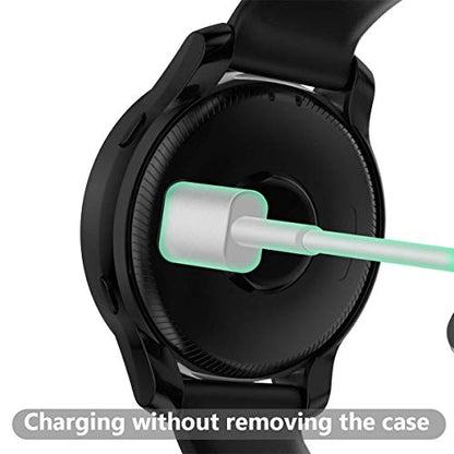 Compatible with Garmin Venu Waterproof Protective Case Soft TPU Plated All Around Scratch-Proof Screen Protector Cover for Garmin Venu GPS Smartwatch (Black) - color: Black