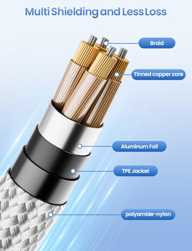 3.5mm Headphone Extension Cable 10FT, Male to Female TRS Stereo Cord - size: 10FT