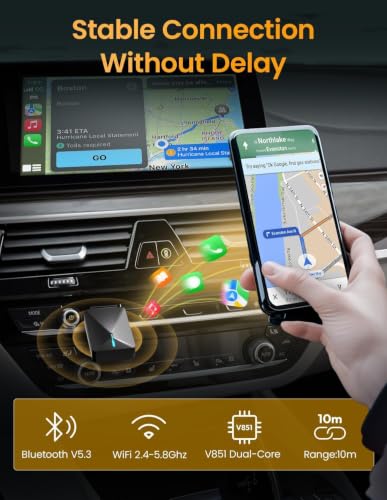 2026 Mini Wireless CarPlay Adapter for iPhone & Android Auto