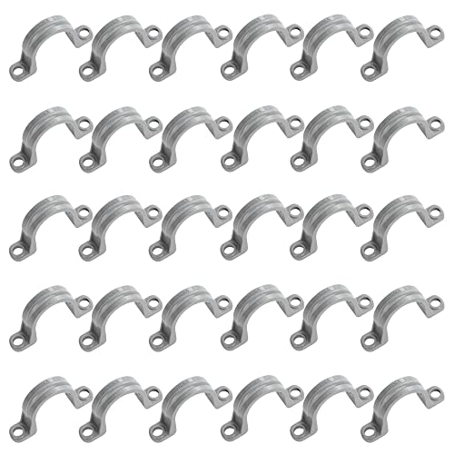 (30 Pack) Yariwiz 3/4 inch Plastic PVC Flex Electrical Conduit Strap Clamp Fittings - style: 3/4" Strap-30 Pack