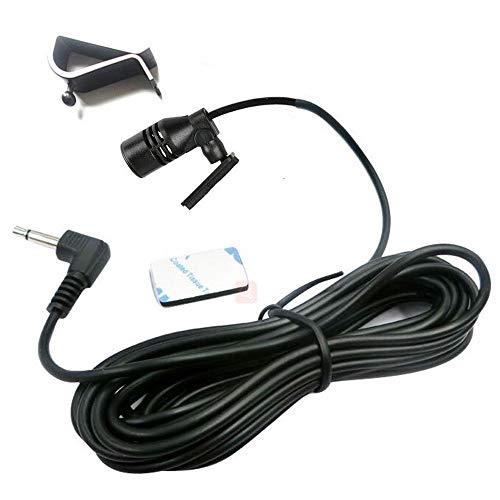 Car Microphone 2.5mm Stereo External Mic Car Radio Microphone Compatible with for Pioneer Vehicle Head Unit car Stereo Enabled Audio GPS DVD