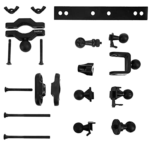 Dash Cam Mirror Mount , with 16 Different Joints, Compatible with APEMAN, UGSHDI, Old Shark, Vantrue, Rexing V1P, YI 2.7", Z-Edge, Peztio, Falcon F170, Roav, KDLINKS X1, Crosstour and 99% Dash Cam