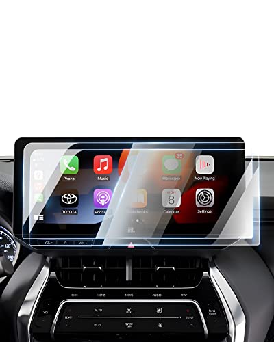 Karltys [Upgrade 2 Pack Screen Protector for Toyota Venza 2021-2025 12.3-Inch Accessories Touchscreen for Models (XLE, Limited Nightshade Edition)[No Glare & Fingerprint] 2025 Toyota Venza Accessories - size: 2021-2025 Toyota Venza