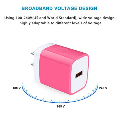 USB C Fast Charger for Moto Edge/G Power/Stylus/Razr/One 5G Ace/G100, Moto - color: pink