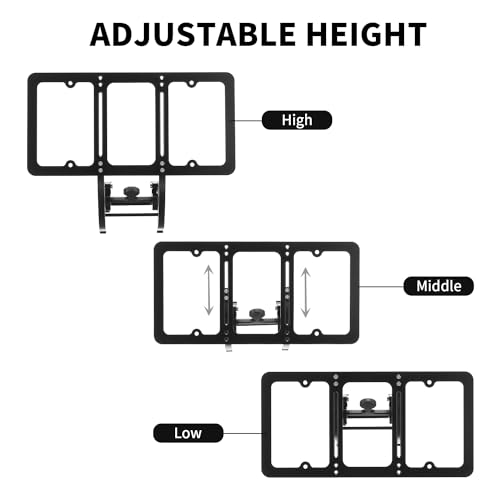 No Drill Front License Plate Holder for Tesla Model Y (2020-2024), Height-Adjustable & USA Patent-Made Front License Plate Bracket Mounting Kit with Anti Theft Features - size: 2020-2024 Model Y