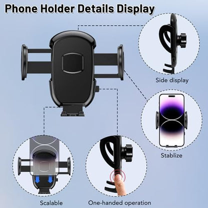 Car Phone Holder Fits for Dodge RAM 1500 2500 3500 2019-2024(Only for Vertical Navigation Screen),Perfectly adapted to The air Vent Mount, 360° Adjustable, Easy to Install for All Smartphones - size: RAM 1500 2500 3500 2019-2024