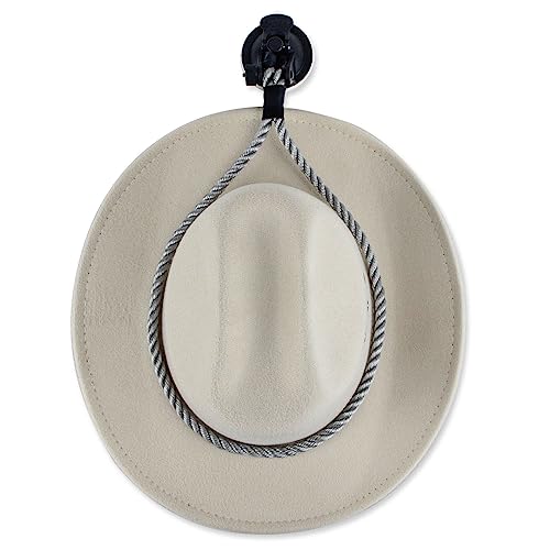 Hat Mounts, Cowboy Hat Mounts for Your Vehicle, Cowboy Hat Holder Rack for Truck SUV Car, Cowboy Hat Rack with Suction Cup, Cowboy Hat Hanger for Car and Home(Gray) - color: Gray