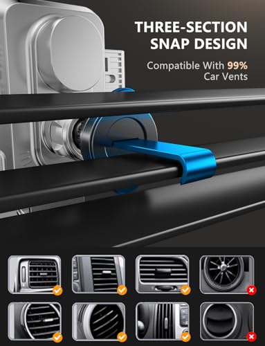 JOYMASS Wireless Car Charger, Phone Holders for Your Car, 15W Auto Clamping Phone Mount Car Accessories for iPhone 16 15 14 13 12 Mini Pro Max, Samsung Galaxy S24 Ultra S23 S22+ Note 20, etc - Silver - color: SILVER