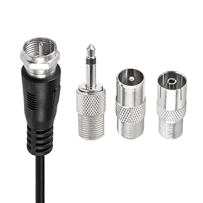 Bingfu Strong Magnetic Base FM Radio Antenna Telecopic for Pioneer Onkyo Yamaha Marantz Sherwood Indoor Digital HD FM Radio Bluetooth Home Stereo Receiver AV Audio Video Home Theater Tuner