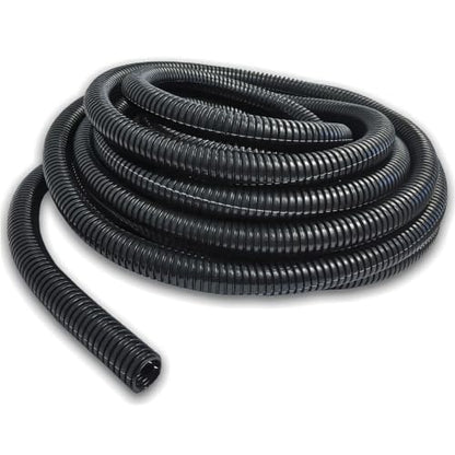 Electriduct 1.25" Split Nylon Wire Loom Flexible Tubing - 10 Feet - Black - size: 1.25 Inch