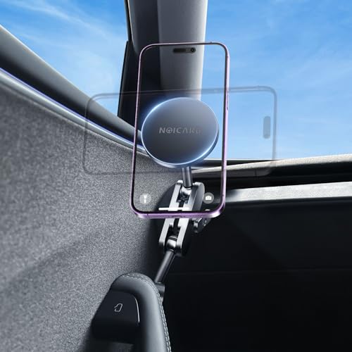 Mag-Safe Phone Mount for Tesla Model 3 2024 2025 – Exclusive Door-Install Magnetic Car Mount for iPhone 16/15/14/13/12, Accessories for Tesla Model 3 Highland - size: 2025-2024 Model 3 Highland, Driver's Side