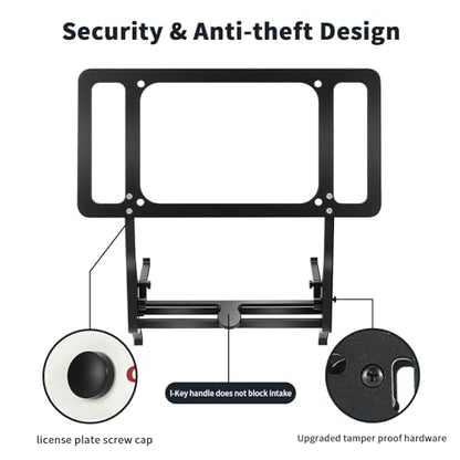 2026 Performance Model 3 Front License Plate Holder - No Block Camera Visibility, Bumper Paint-Safe, No Drill License Plate Mounting Kit with Anti-Theft Features - size: 2026 Performance Model 3