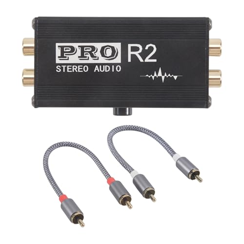 Ground Loop Audio Isolator Noise Suppressor Isolator Audio Signal Noise Reducer for PC