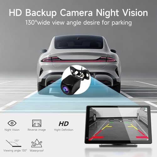 Haudio 7 Inch Portable Carplay Screen for Car,Car Stereo Wireless Carplay & Android Auto,1080p Backup Camera CarAudio Receivers GPS Navigation Mirror Link - size: 7-Inch(7002)