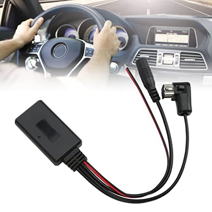 Tbest IP Bus Bluetooth Aux with Mic,IP-Bus Bluetooth,Car Music Adapter,Bluetooth 5.0 Stereo Music Player AUX Adapter Cable with Microphone Replacement for Pioneer Radio IP-Bus