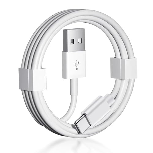 10ft Data Cord USB A to USB C Cable for iPhone 16e 16 17 Air 15/16 15 Pro Max，16 15 Plus, iPad 10th Gen iPad Pro 12.9/11 iPad Air 5th/4th Mini 6th Gen Charger Cord Car play Charging Cable White - color: White, size: 10 Feet, style: 1 Pack