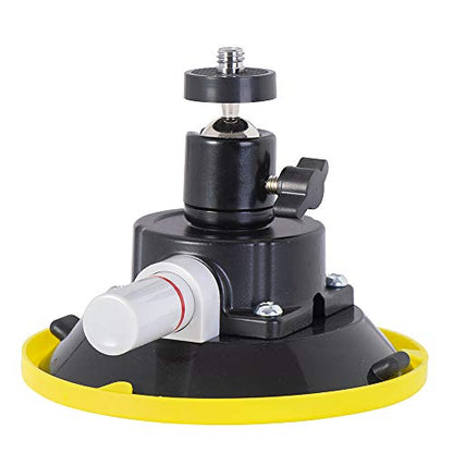 IMT 4.5" Suction Cup Camera Mount with 360 Ball Head, Air Pump Vacuum Suction Mount for Action Camera/DSLR/Camcorders/Phone, Camera Holder on Windshield/Window/Dashboard/Boats - size: 4.5"