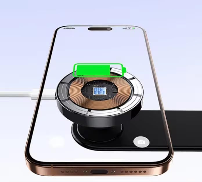 15W MagSafe Car Charger Mount - Magnetic Wireless Dashboard Phone Holder with 360° Adjustable Arm for iPhone 17-16-15-14-13-12- Pro Max