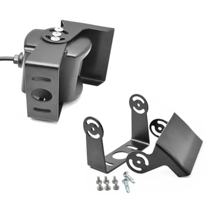 RV Backup Camera Mounting Bracket Truck Rear View Monitor Stand Mount Holder Adapter Kit for Trailer Bus Van Pickup Recreational Vehicle 5th Wheel Camper ( Bottom + Top Rack Protector )