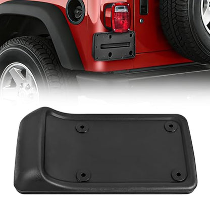 Nilight Rear License Plate Bracket for TJ 1997-2006 Replace #55174994 - color: Jeep Wrangler TJ 1997-2006