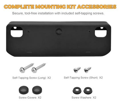 Front License Plate Frame for Toyota 4Runner 2014-2024 - size: For Toyota 4Runner