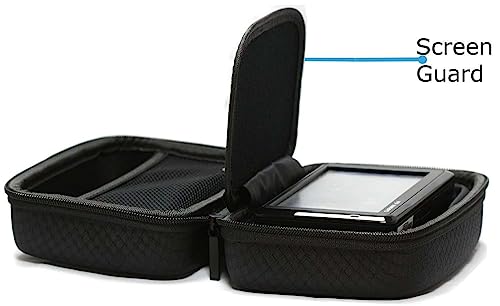 Navitech Black Hard GPS Carry Case Compatible with Garmin DriveSmart 66 EX 6 Inch GPS