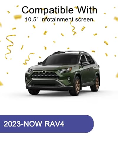 Screen Protector for Toyota RAV4 2023-2025 Accessories 10.5 inch - size: for RAV4 10.5" screen