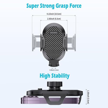 Car Phone Holder Fits for Lexus NX 200t/NX 300/NX 300h 2015-2021 Accessories,Thick Cases Friendly,Cell Phone Mount for 4.7-7 in Phones,360 Degree Rotation,Easy to Install - size: NX 200t/NX 300/NX 300h 2015-2021