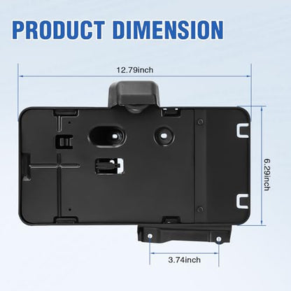 Nilight Rear License Plate Holder with Light for JK JKU 2007-2018 - color: Jeep Wrangler JK 2007-2018