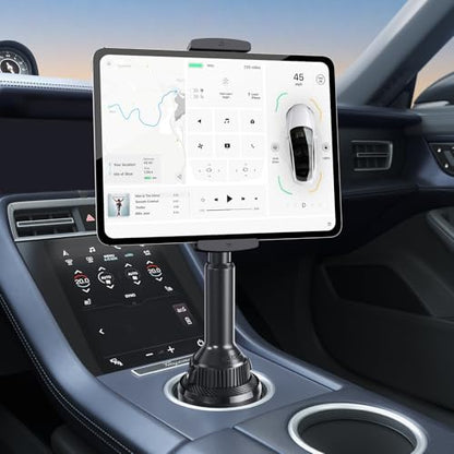 APPS2Car Sturdy Cup Holder Tablet Mount for Car, iPad Car Mount for Truck - size: 13 inch