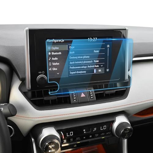 LFOTPP For 2023-2025 RAV4 Screen Protector 8" for RAV4 (LE/SE/XLE/XLE Premium/Woodland) accessories 8 inch Touchscreen 9H Glass Infotainment Touch Screen Anti-Fingerprint-HD