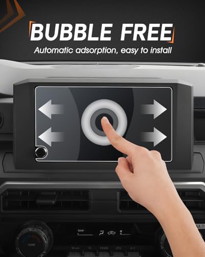 CDEFG Matte Anti Glare for 2025 2026 Toyota Tacoma Screen Protector, 8 Inch Touchscreen, 2024-2026 Tacoma (SR, SR5, TRD PreRunner) Accessories Tempered Glass - color: Tacoma 8 Inch Matte