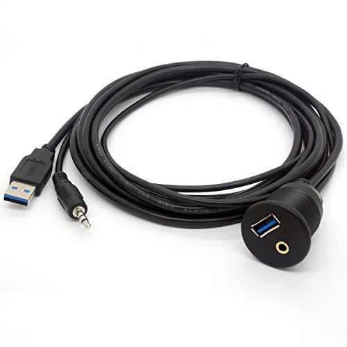USB 3.0 Flush Mount Cable (2 Meter/6Ft) - size: 2 meter/6.6 Feet