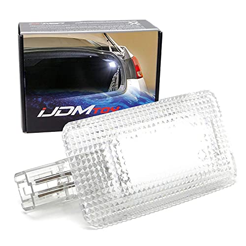 iJDMTOY Super Bright 2W High Power Xenon White Full LED Trunk Cargo Area Light Assembly Compatible With Lexus, Compatible With Toyota, Powered by 20-SMD LED Diodes - style: White